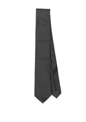 Dolce & Gabbana patterned silk tie - Black