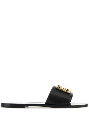 Givenchy 4G Baroque leather slides - Black