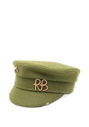 Ruslan Baginskiy logo-embellishment beret - Green