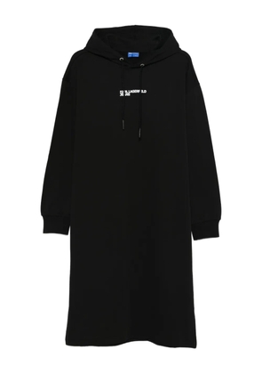 Karl Lagerfeld Jeans logo-print hooded dress - Black