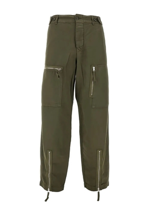 C.P. Company logo-patch cargo pants - IVY GREEN