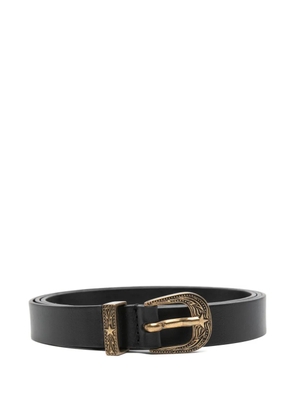 DONDUP star-detail buckle belt - Black