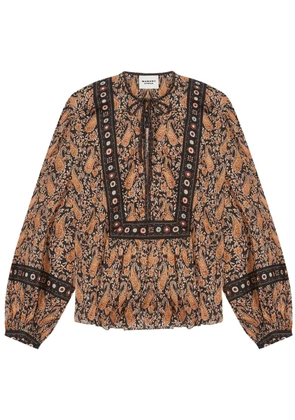 MARANT ÉTOILE Gayle blouse - Brown