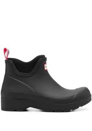 Hunter 35mm logo-patch rain boots - Black