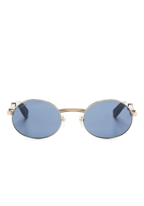 Cartier Eyewear Première de Cartier oval-frame sunglasses - Gold