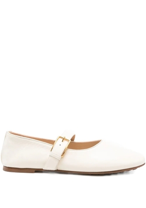 Dear Frances leather ballet flats - Neutrals