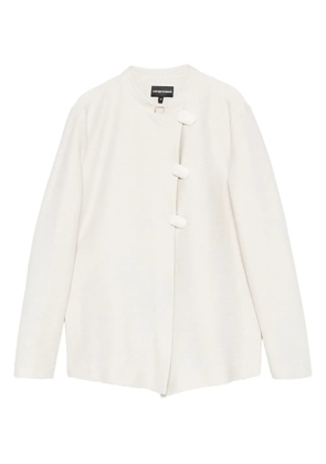 Emporio Armani asymmetric-fastening jacket - Neutrals