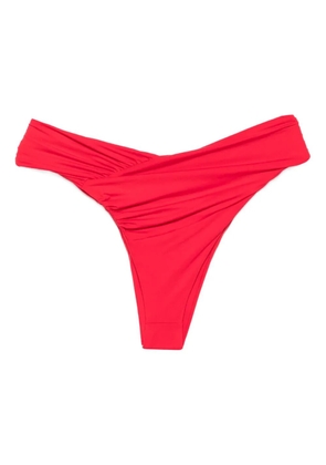 Magda Butrym twisted-waist bikini bottoms - Red