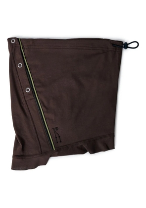 Kiko Kostadinov cotton scarf - Brown