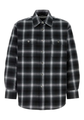 OUR LEGACY Ol Moss checked-pattern shirt - Black