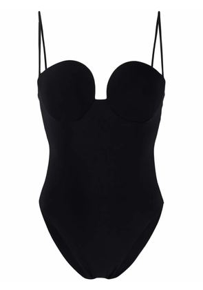 Magda Butrym sweetheart neckline swimsuit - Black