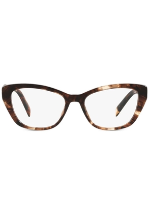 Prada Eyewear cat-eye glasses - Brown