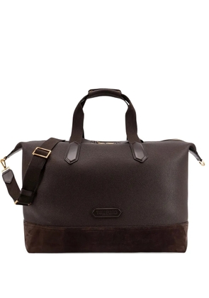 TOM FORD leather travel bag - Brown