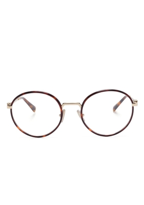 Miu Miu Eyewear tortoiseshell-effect glasses - Brown
