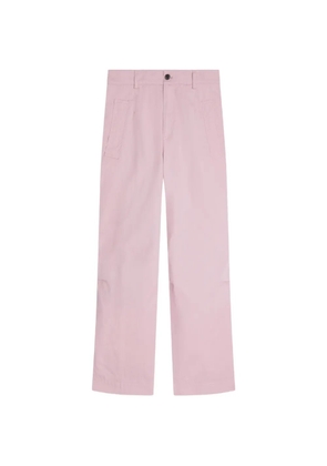 DRIES VAN NOTEN cotton trousers - Pink