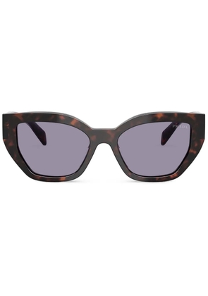 Prada Eyewear tortoiseshell-effect cat-eye sunglasses - Brown