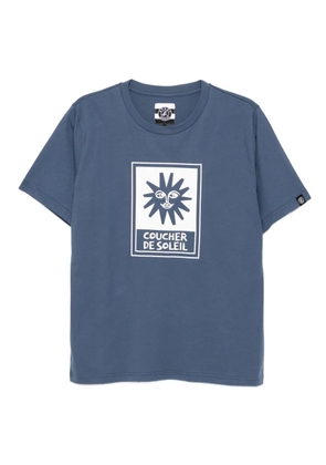 SPORT b. by agnès b. sunset-print T-shirt - Blue