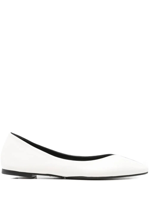 Jacquemus Ovalo two-tone ballet flats - Black