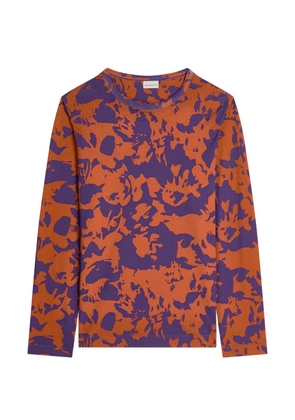 DRIES VAN NOTEN printed cotton T-shirt - Orange