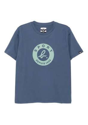 SPORT b. by agnès b. logo-print T-shirt - Blue