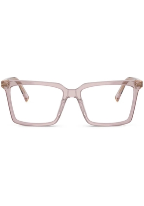 Miu Miu Eyewear rectangle-frame glasses - Purple