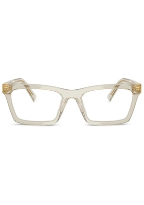 Miu Miu Eyewear rectangle-frame glasses - Green