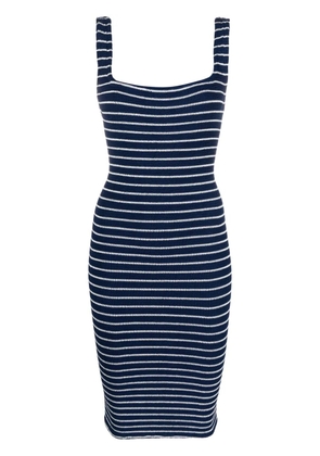 Hunza G striped tank dress - Blue