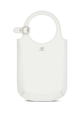 Courrèges small Holy tote bag - White