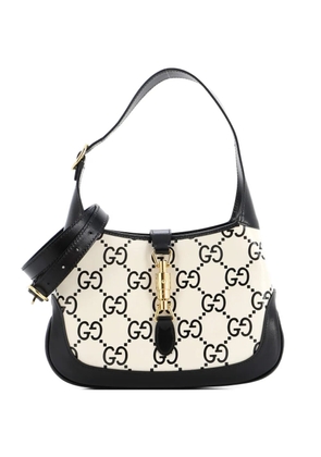 Gucci Pre-Owned Jackie 1961 GG Embossed Leather Small hobo bag - Black