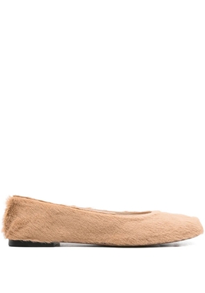 The Row leather ballet flats - Neutrals