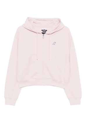 SPORT b. by agnès b. Dino-embroidered hoodie - Pink