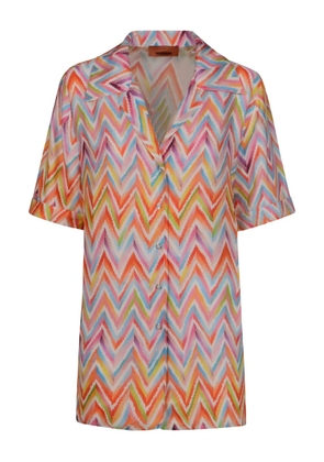 Missoni zigzag-print shirt - Pink