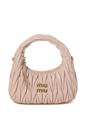 Miu Miu Wander matelassé tote bag - Pink