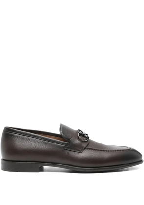 Ferragamo leather loafers - Brown