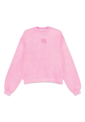 Alexander Wang logo-embossed sweatshirt - Pink
