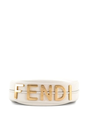 Fendi Pre-Owned Fendigraphy Bag Leather Medium hobo bag - Neutrals