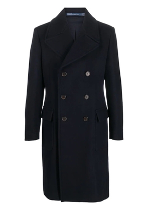 Polo Ralph Lauren double-breasted wool-blend coat - Blue