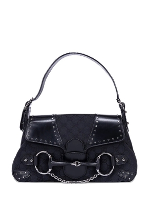 Gucci Pre-Owned studded horsebit tote bag - Black