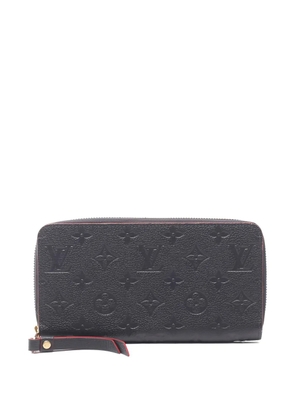 Louis Vuitton Pre-Owned 2018 Monogram Empreinte Marine Rouge zip wallet - Blue