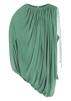 Lanvin draped jersey top - Green