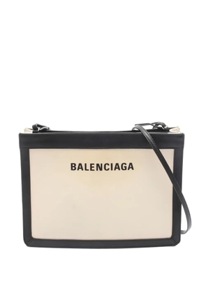 Balenciaga Pre-Owned 00s Navy Pochette shoulder bag - Neutrals
