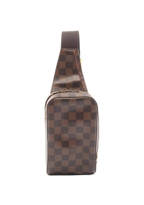Louis Vuitton Pre-Owned 2005 Geronimos damier body bag - Brown
