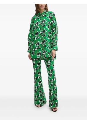 DVF Diane von Furstenberg floral-print shirt - Green