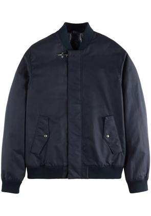 Fay hook-fastening bomber jacket - Blue