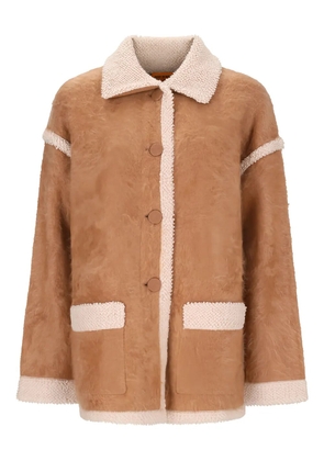 Guest In Residence Grizzly buttoned jacket - Neutrals