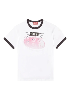 Diesel T-Norm-Cuff T-shirt - White