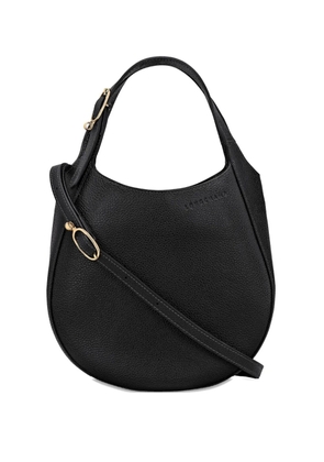 Longchamp small grained-leather handbag - Black