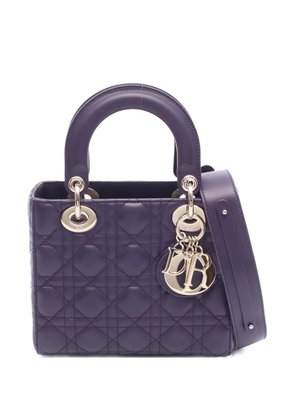 Christian Dior Pre-Owned 2010s small Lady Dior My ABCDior two-way leather handbag - Purple