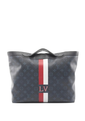 Louis Vuitton Pre-Owned 2015 Ultralight Monogram striped tote bag - Blue