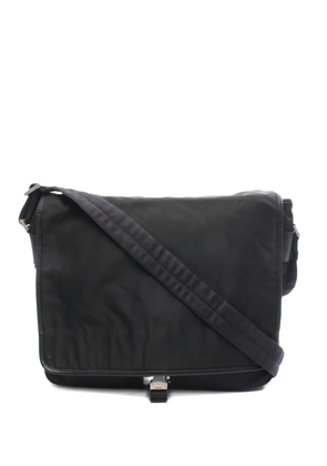 Prada Pre-Owned 2000s flap-top shoulder bag - Black
